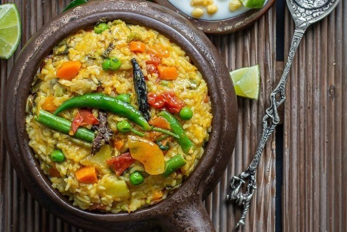 Ghee Tadka Moong Dal Vegetable Khichdi (Made with Organic dal, Veggies)