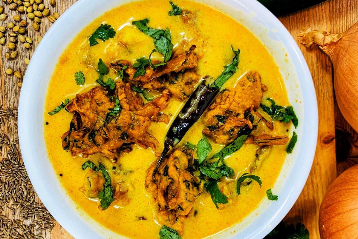 Punjabi kadhi Pakoda - Made with Organic yogurt